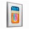 Stupell Industries Bold Canned Sardines Framed Print Under Glass, design by Lil' Rue